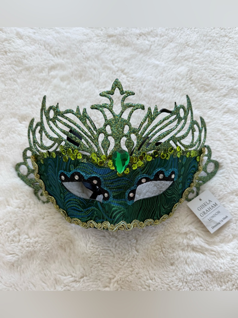 NWT!!! Gisela Graham London Masquerade glitter mask